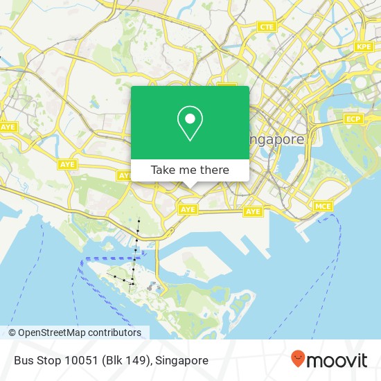Bus Stop 10051 (Blk 149) map