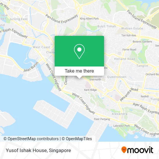 Yusof Ishak House map