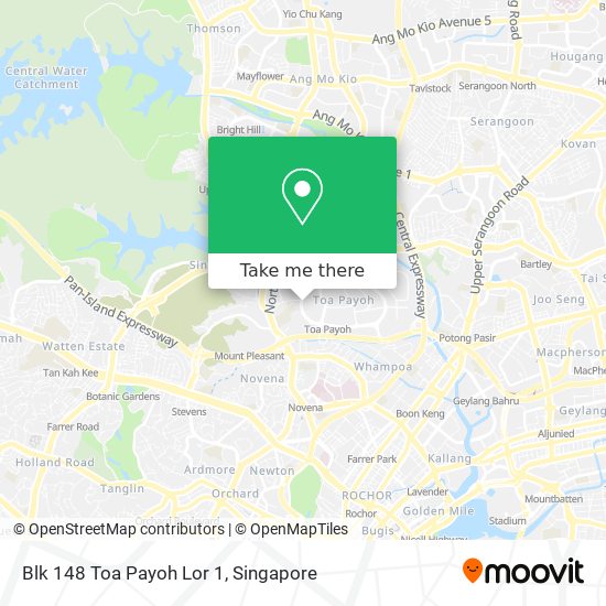 Blk 148 Toa Payoh Lor 1 map