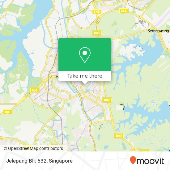 Jelepang Blk 532 map