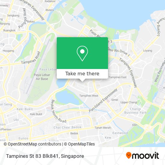 Tampines St 83 Blk841地图