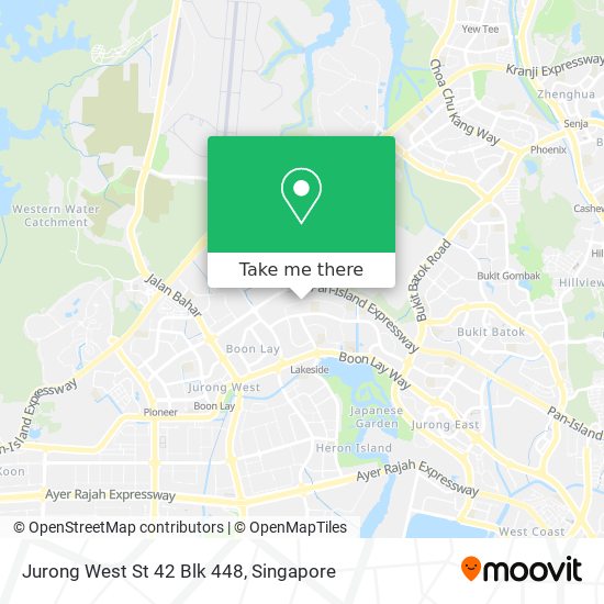 Jurong West St 42 Blk 448 map