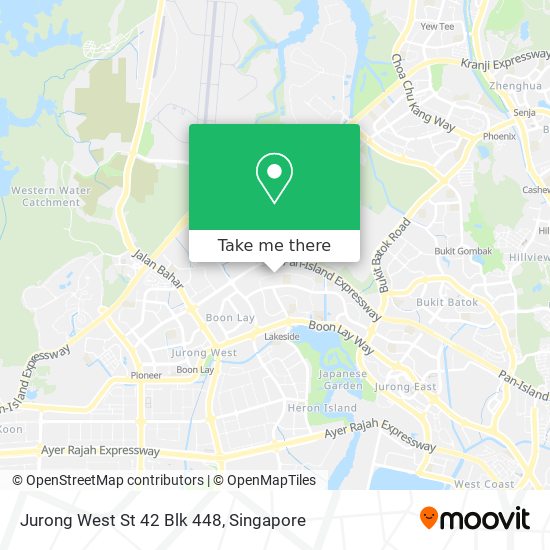 Jurong West St 42 Blk 448地图