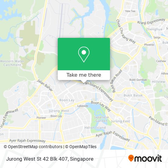 Jurong West St 42 Blk 407 map