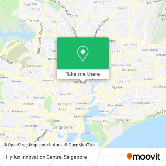 Hyflux Innovation Centre map