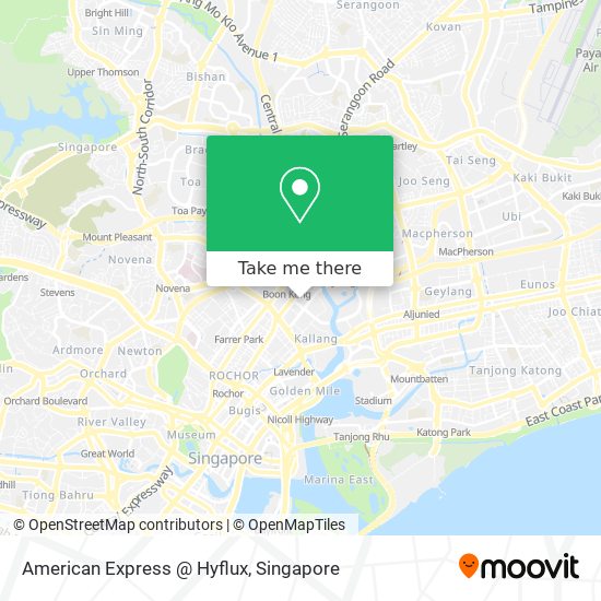 American Express @ Hyflux map