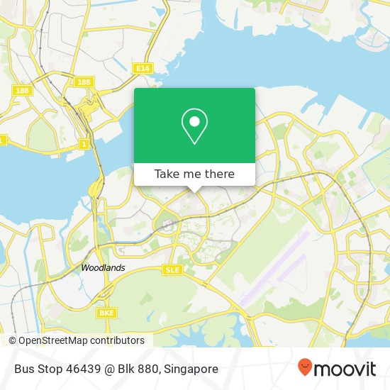 Bus Stop 46439 @ Blk 880 map