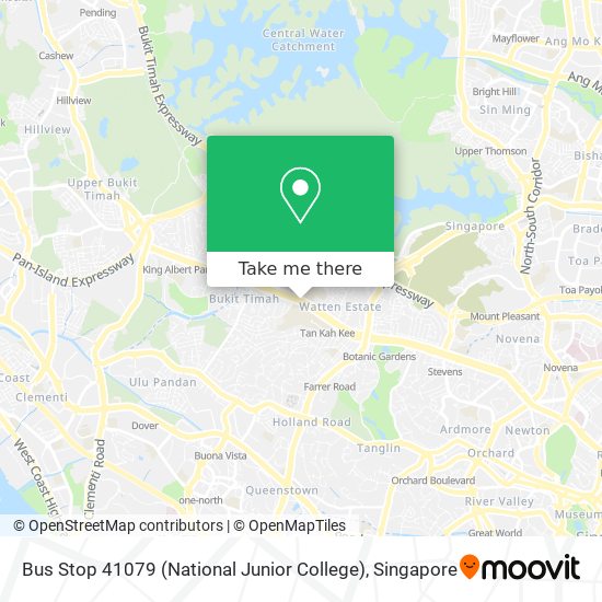 Bus Stop 41079 (National Junior College) map