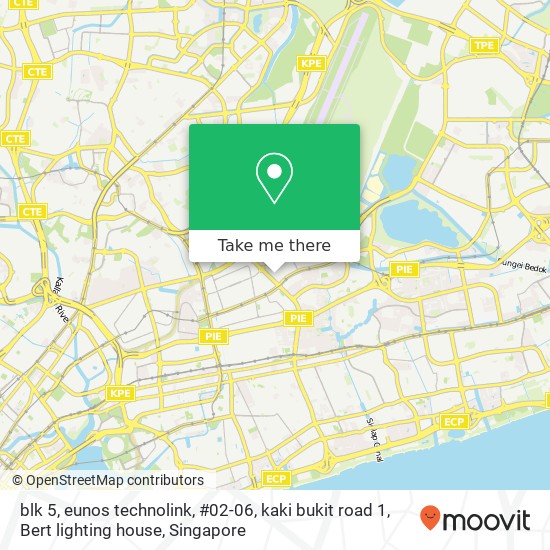 blk 5, eunos technolink, #02-06, kaki bukit road 1, Bert lighting house map