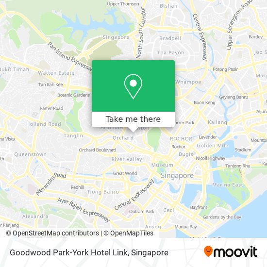Goodwood Park-York Hotel Link map