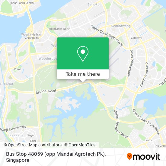Bus Stop 48059 (opp Mandai Agrotech Pk) map