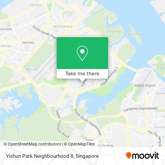 Yishun Park Neighbourhood 8 map