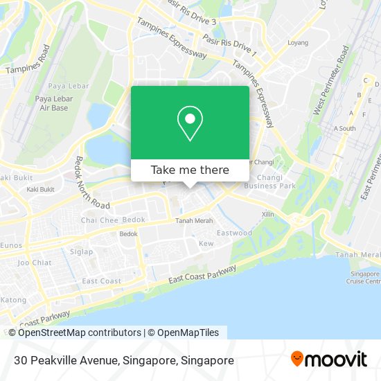 30 Peakville Avenue, Singapore map