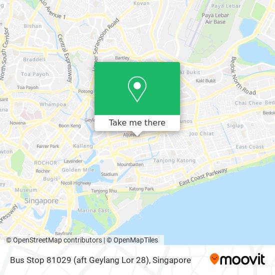 Bus Stop 81029 (aft Geylang Lor 28) map