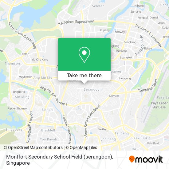 Montfort Secondary School Field (serangoon) map