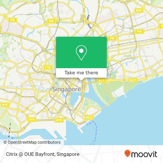 Citrix @ OUE Bayfront map