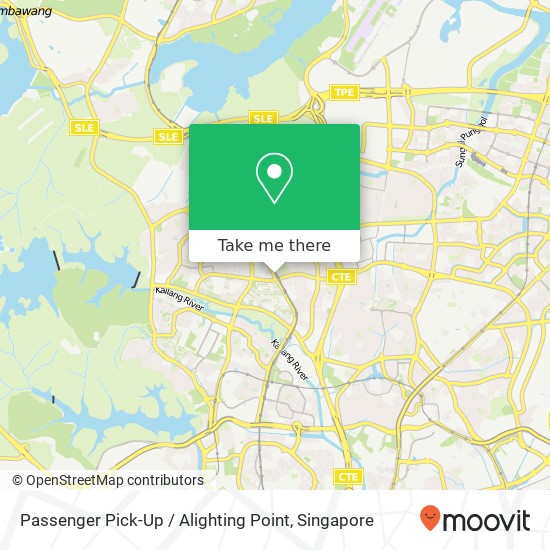 Passenger Pick-Up / Alighting Point map