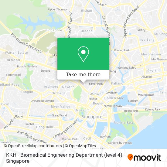 KKH - Biomedical Engineering Department (level 4) map
