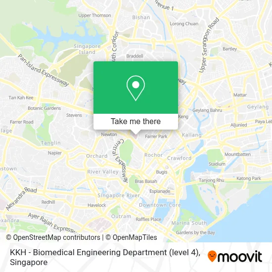 How to Get to KKH - Biomedical Engineering Department (level 4) in ...