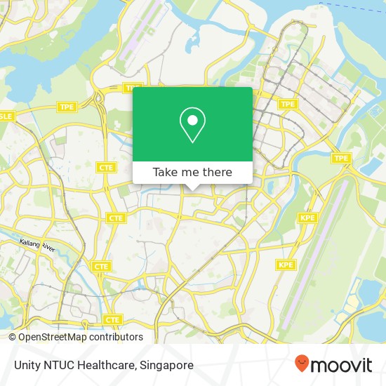 Unity NTUC Healthcare map