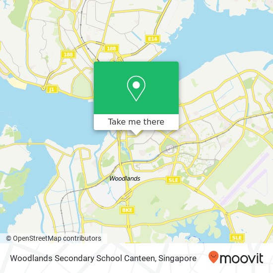 Woodlands Secondary School Canteen map