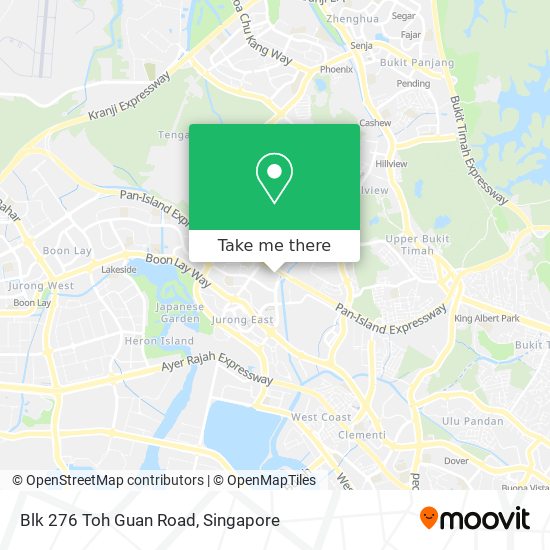 Blk 276 Toh Guan Road map