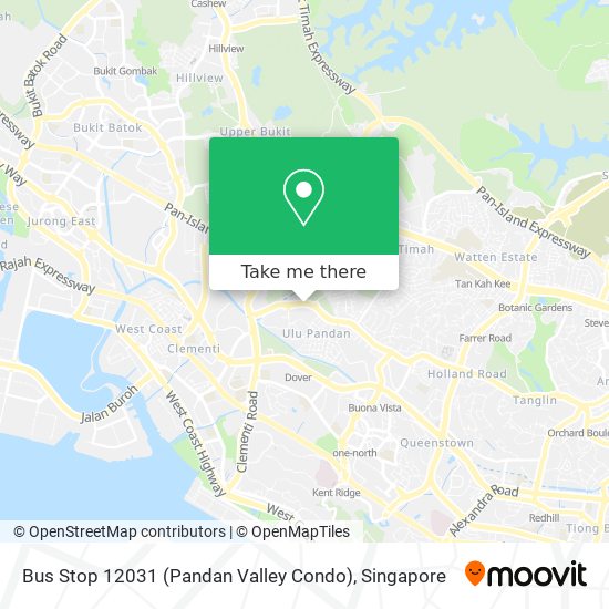 Bus Stop 12031 (Pandan Valley Condo)地图