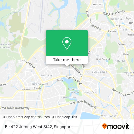 Blk422 Jurong West St42地图