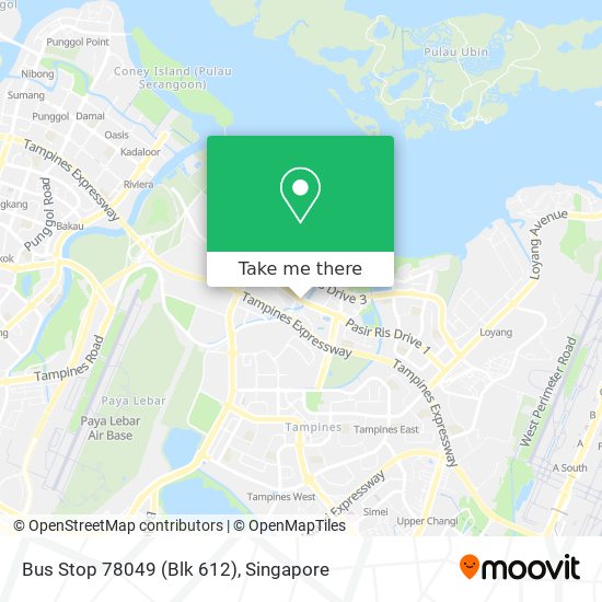 Bus Stop 78049 (Blk 612) map