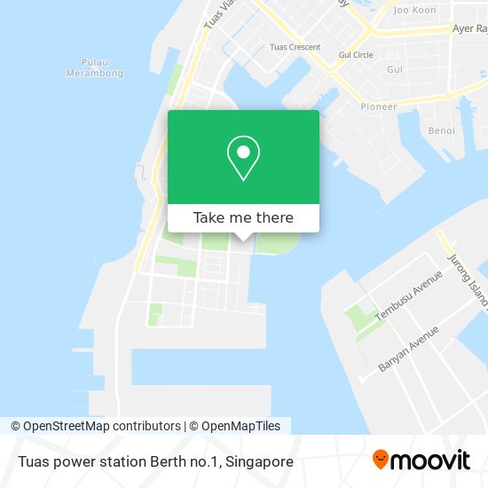 Tuas power station Berth no.1地图