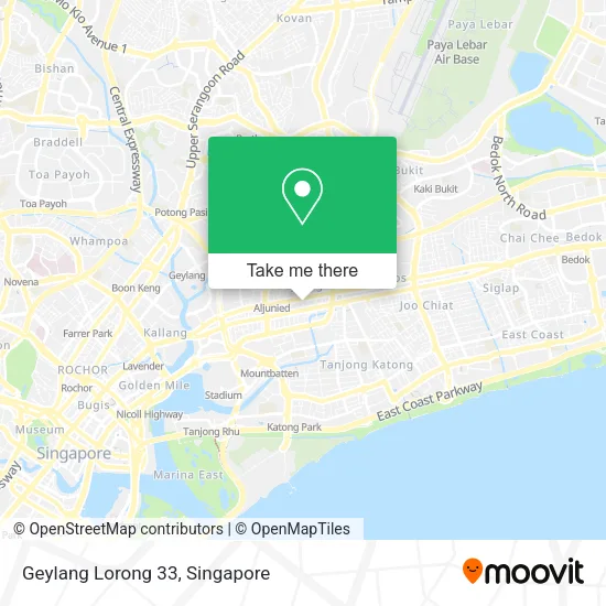Geylang Lorong 33地图