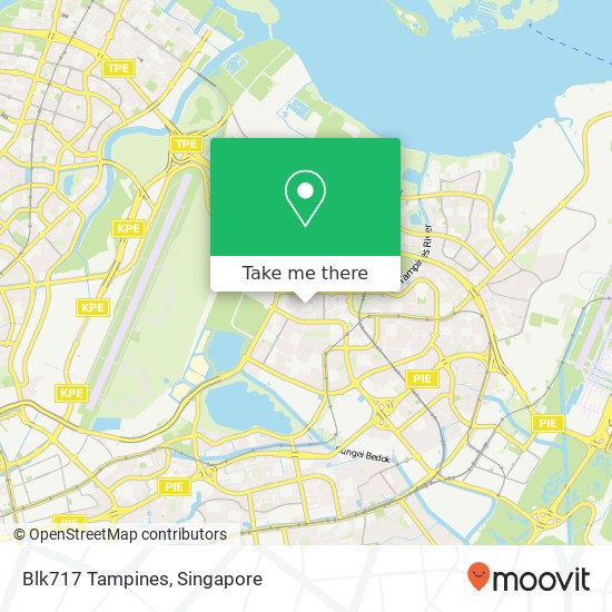 Blk717 Tampines map