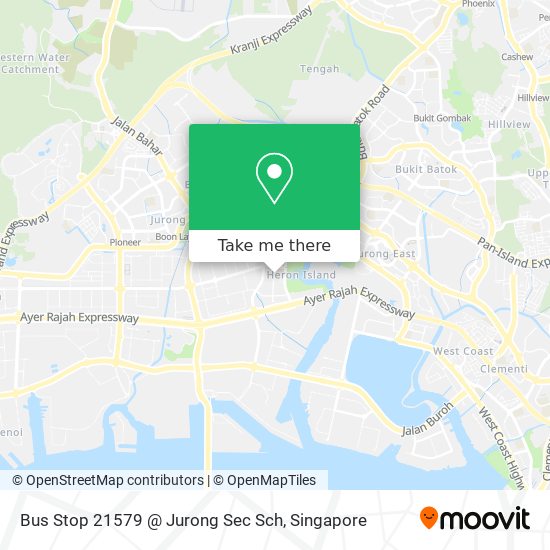 Bus Stop 21579 @ Jurong Sec Sch map