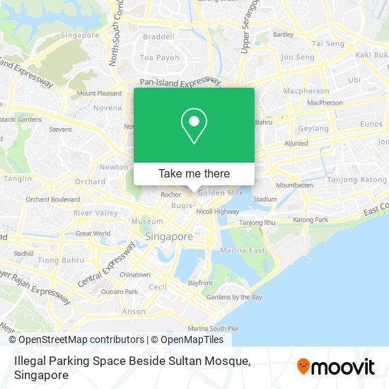 Illegal Parking Space Beside Sultan Mosque地图