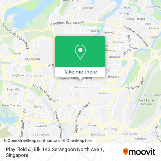Play Field @ Blk 143 Serangoon North Ave 1 map