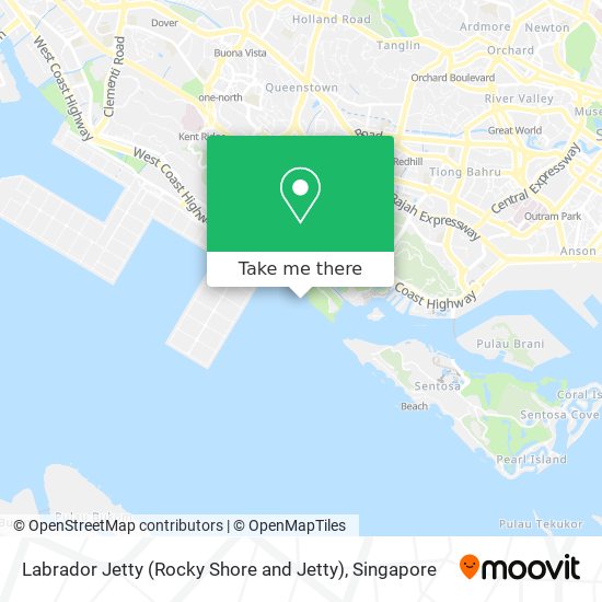 Labrador Jetty (Rocky Shore and Jetty) map