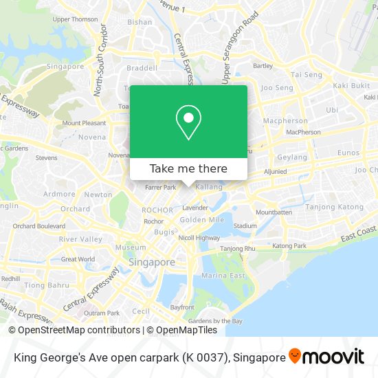 King George's Ave open carpark (K 0037)地图