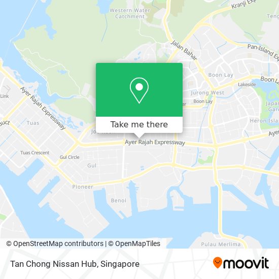 Tan Chong Nissan Hub map