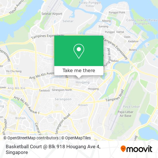 Basketball Court @ Blk 918 Hougang Ave 4地图