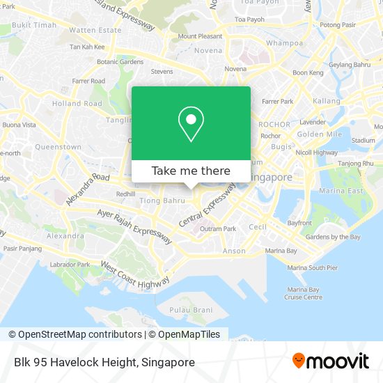 Blk 95 Havelock Height map