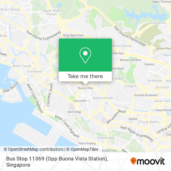 Bus Stop 11369 (Opp Buona Vista Station) map