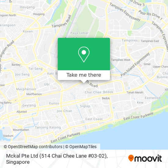 Mckal Pte Ltd (514 Chai Chee Lane #03-02)地图