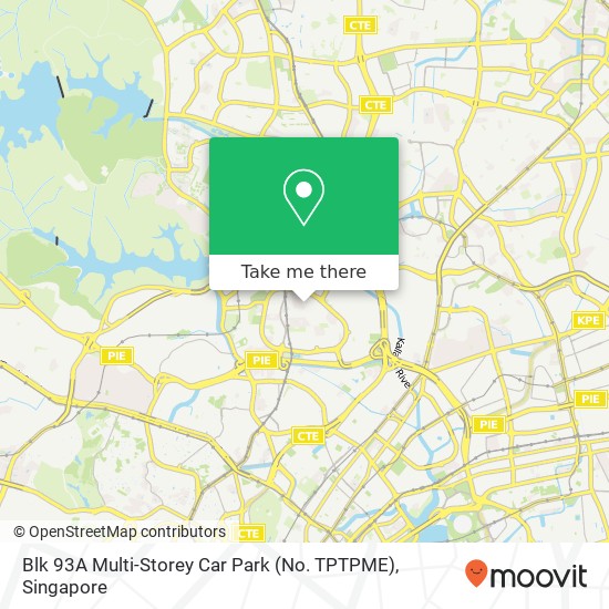 Blk 93A Multi-Storey Car Park (No. TPTPME) map