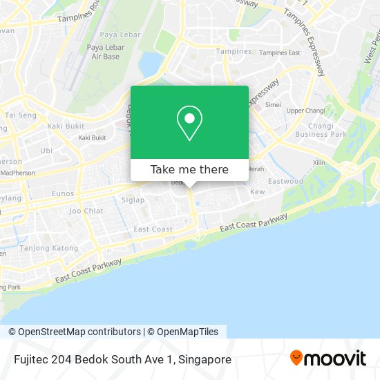 Fujitec 204 Bedok South Ave 1地图