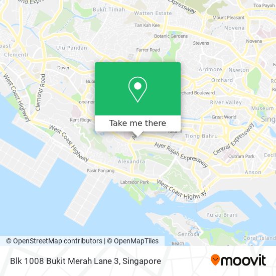 Blk 1008 Bukit Merah Lane 3 map