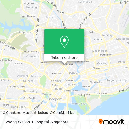 Kwong Wai Shiu Hospital地图