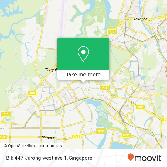 Blk 447 Jurong west ave 1地图