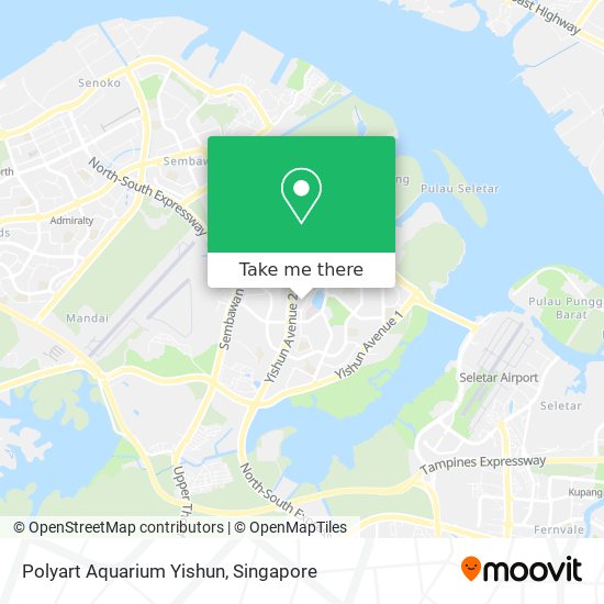 Polyart Aquarium Yishun map