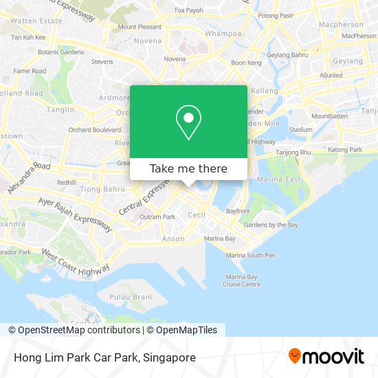 Hong Lim Park Car Park map