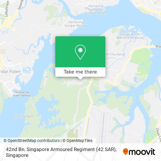42nd Bn. Singapore Armoured Regiment (42 SAR) map